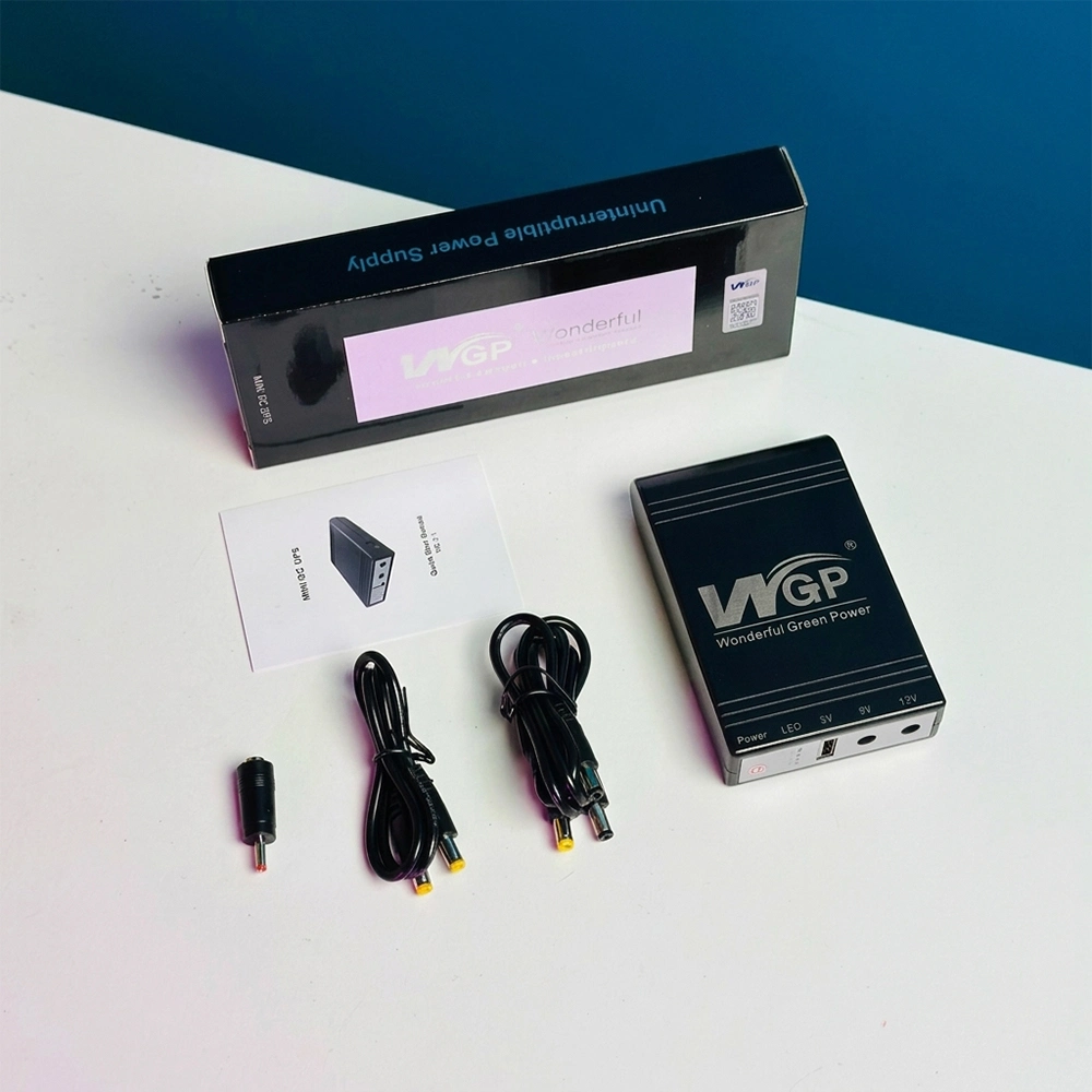 WGP Mini UPS 10400MAH – For WiFi Router, ONU, CCTV – 6 Month Warranty – ORIGINAL